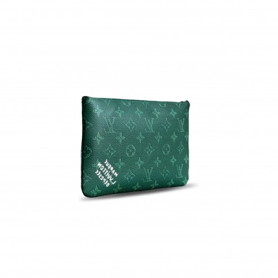 LOUIS VUITTON MONOGRAM HERITAGE MEDIUM KEY COIN PURSE M27109 (24*15.5*1cm) LOUIS VUITTON MONOGRAM HERITAGE MEDIUM KEY COIN PURSE M27109 (24*15.5*1cm)